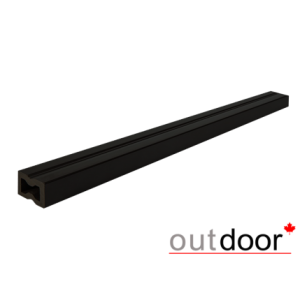 Лага монтажная из ДПК Outdoor черная 50х30х3000 мм, шт